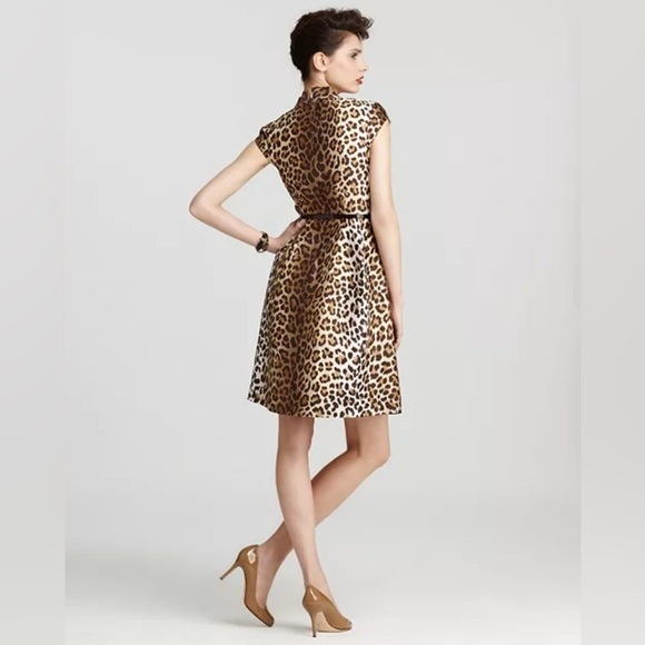 kate spade Roxanne Leopard Print Dress, size 8 - Picture 2 of 10